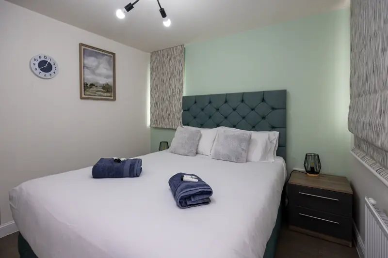 Bedroom 1 with a king-size bed
