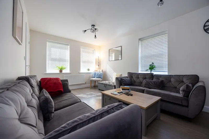 Sitting room seen from the sofa