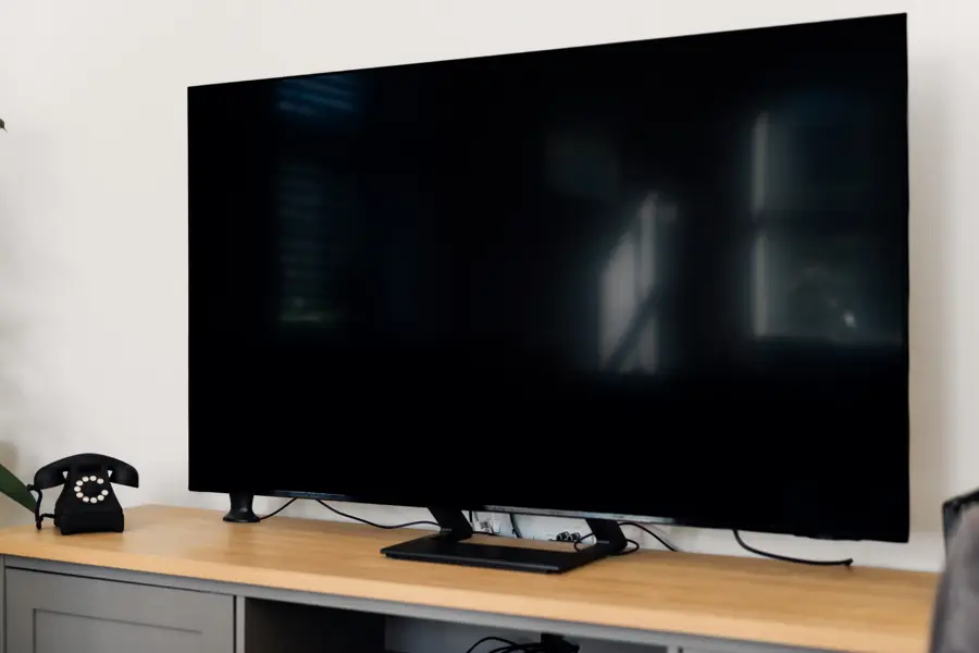 Large Smart TV in the sitting room